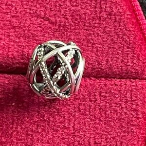 Pandora Silver Intricate Sphere Brooch
